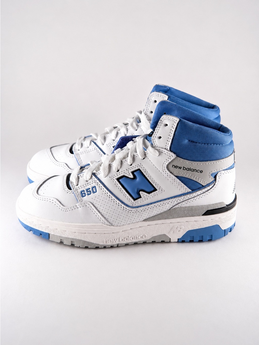 Size 5M/6.5W- New Balance 650 High-Top Heritage Blue Sneakers